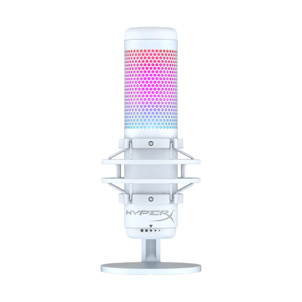 HyperX QuadCast S RGB USB Condenser Microphone - White