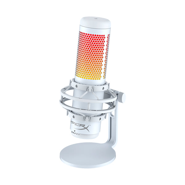 HyperX QuadCast S RGB USB Condenser Microphone - White