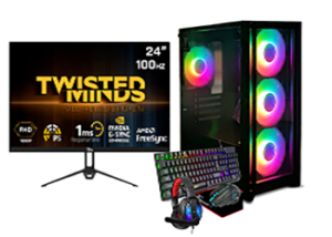 باندل جهاز العاب gtx1650 مع شاشة