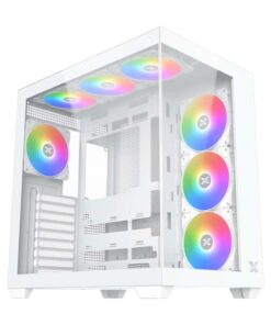 XIGMATEK AQUA V AIR ARCTIC ATX Mid Tower Case - White