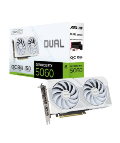 Asus Dual GeForce RTX 5060 White OC Edition 8GB GDDR7 Graphic Card