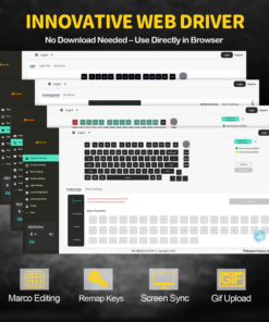 برنامج التخصيص من المتصفح لكيبورد X820 Ultra