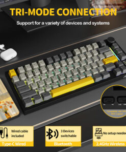 اتصال ثلاثي لكيبورد اتاك شارك X820 Ultra