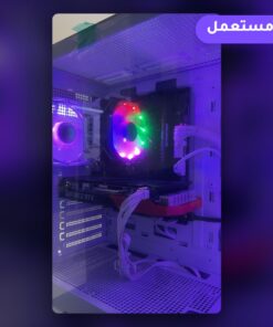 تجميعة قيمنق مستعملة i5-12400F و RTX 3050 بكيس أبيض